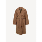 Teddy Coating Coat - Biscuit - Women