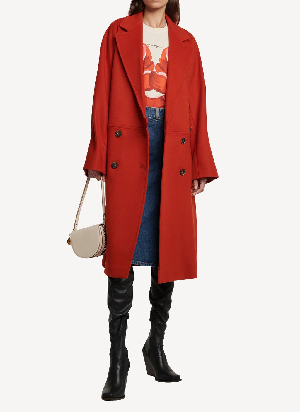 Stella Mc Cartney - Ready-To-W Coat - Rust - Women