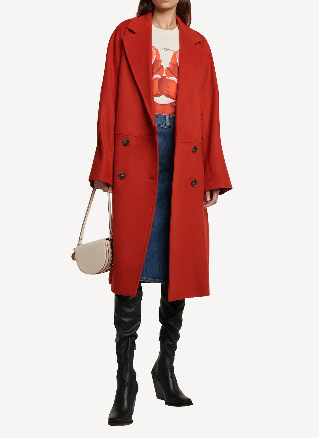 Stella Mc Cartney - Ready-To-W Coat - Rust - Women