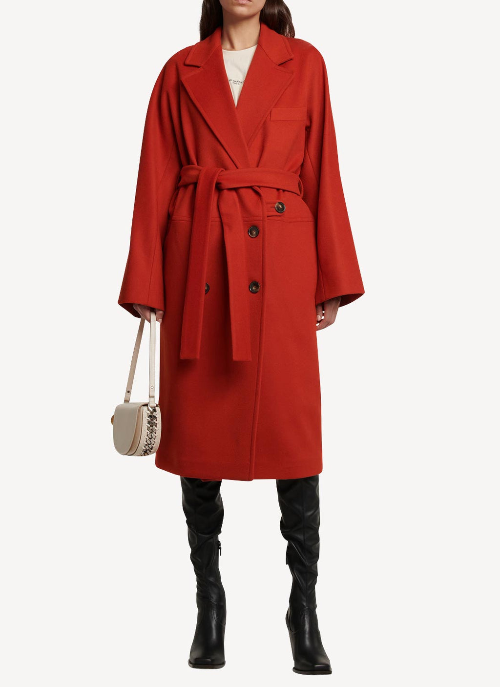 Stella Mc Cartney - Ready-To-W Coat - Rust - Women