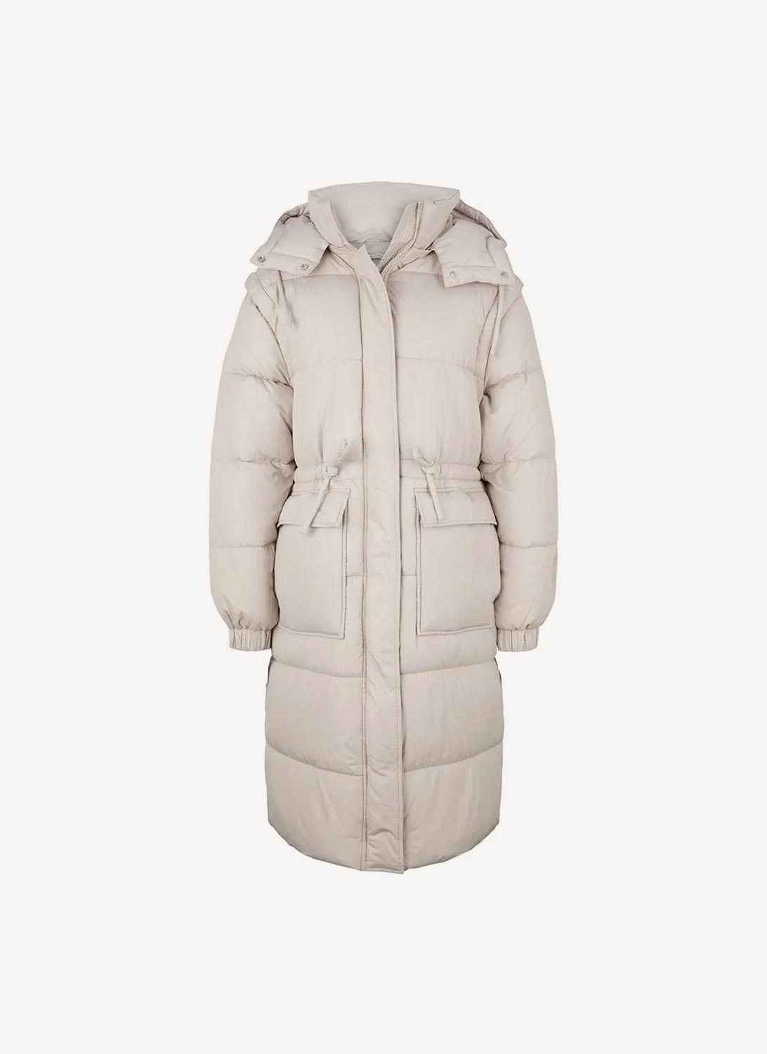 Trench Textured Technical Oute - Pearl Grey - Femme