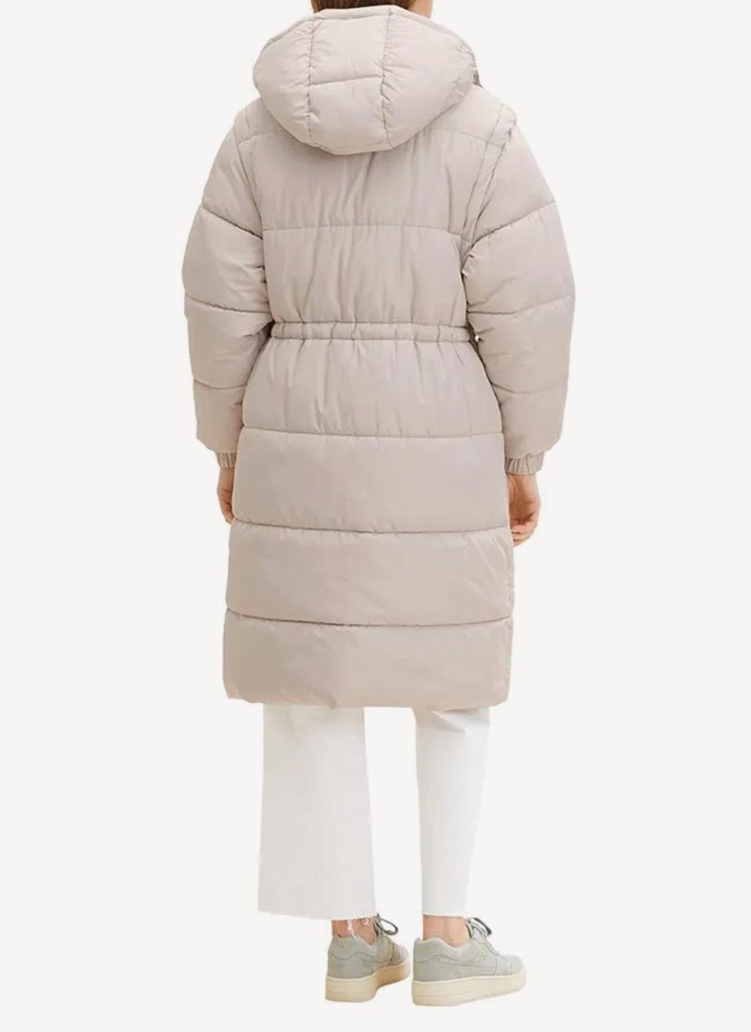 Trench Textured Technical Oute - Pearl Grey - Femme