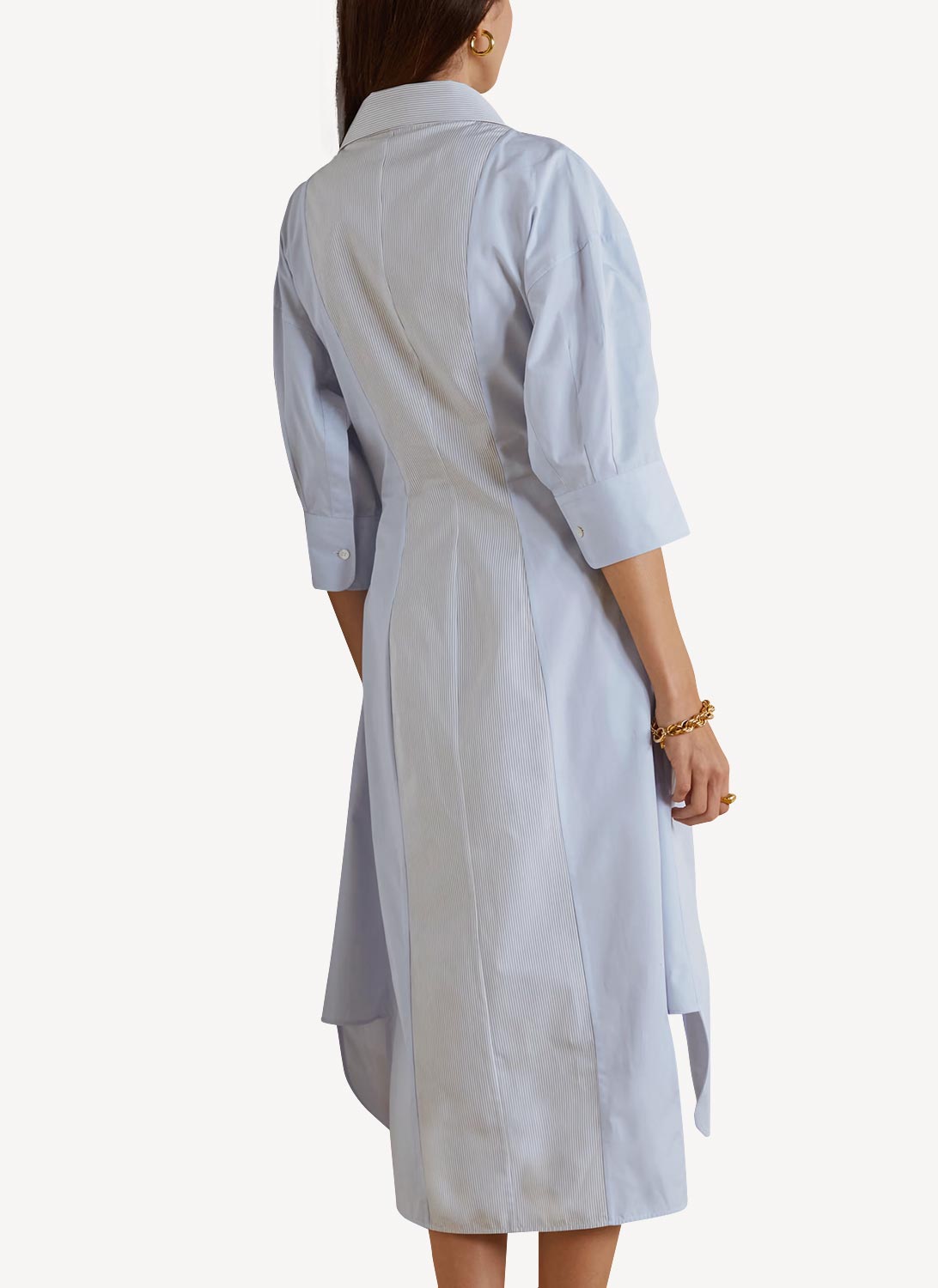Dress - White/Blue - Femme