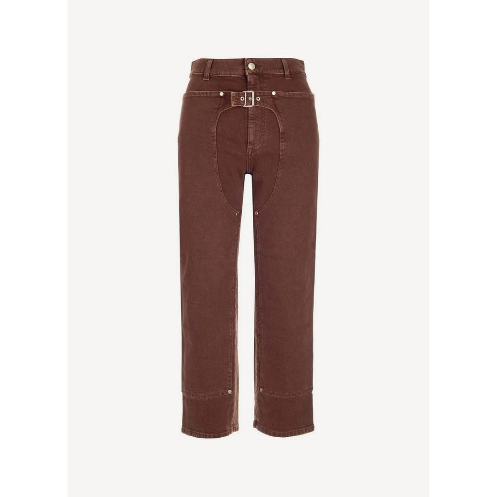 Pantalón Mahogany Workwear Denim Cropped - Mahogany - Mujer