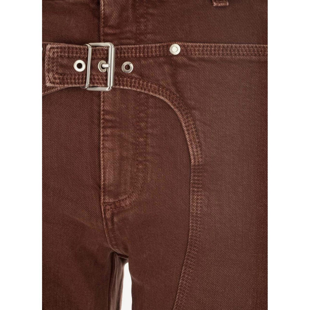 Pantalón Mahogany Workwear Denim Cropped - Mahogany - Mujer