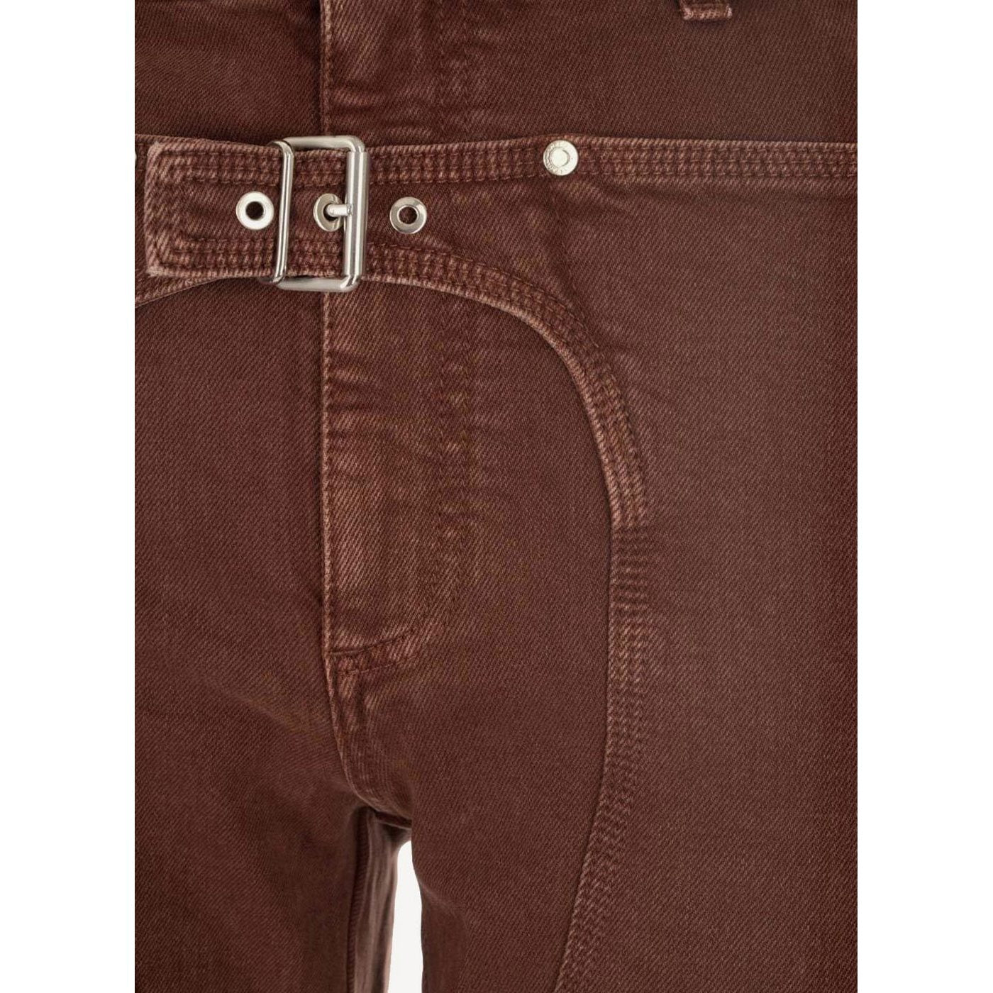 Pantalón Mahogany Workwear Denim Cropped - Mahogany - Mujer