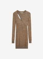 Stella Mc Cartney - Ready-To-W Sequin Drip Mini Dress - Grey/Gold - Women