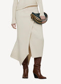 Jupe Elevated Cotton Rib Knit - Cream - Femme