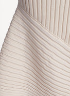 Jupe Elevated Cotton Rib Knit - Cream - Femme