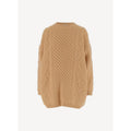 Pull Aran Cable Knit - Light Camel - Femme