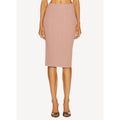 Jupe Corset Cut Wool Knit - Blush - Femme