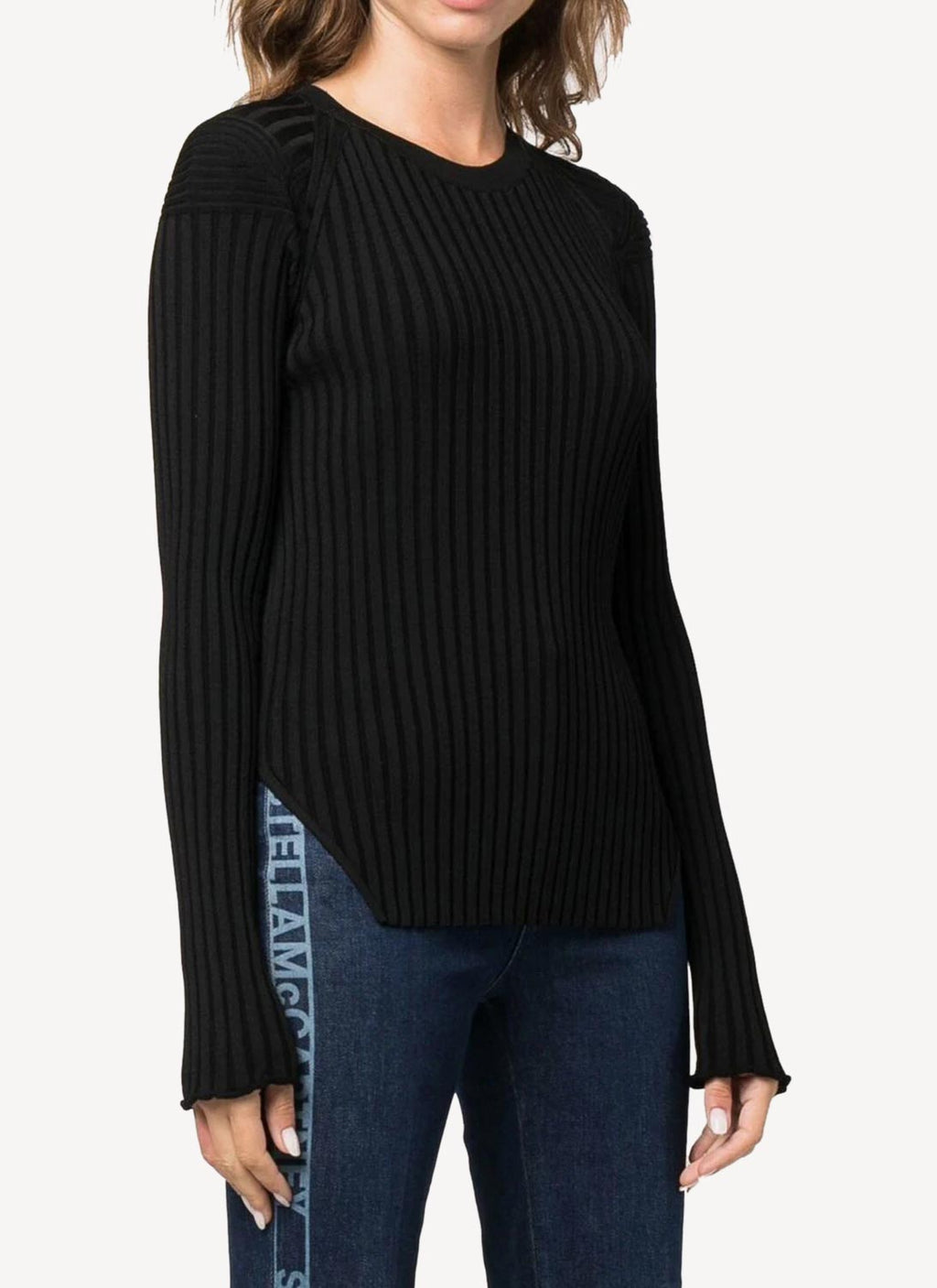 Stella Mc Cartney - Ready-To-W Technical Shiny Top - Black - Women