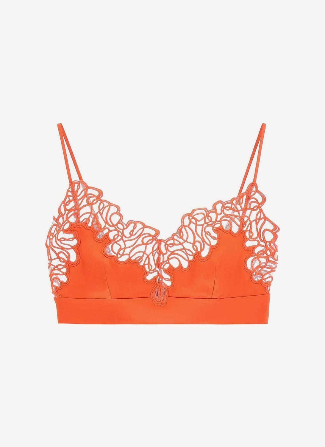 Brassière Triangle Lace Bra - Scarlet Red - Femme