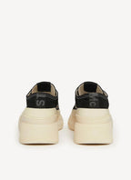 Loop Sneaker Fabric Monogram - Black-White - Femme
