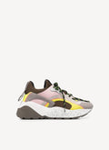 Stella Mc Cartney - Chaussures Eclypse Ss26 Multi Suede Mater - Multi Fluo Yellow - Femme