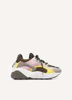 Stella Mc Cartney - Chaussures Eclypse Ss26 Multi Suede Mater - Multi Fluo Yellow - Femme