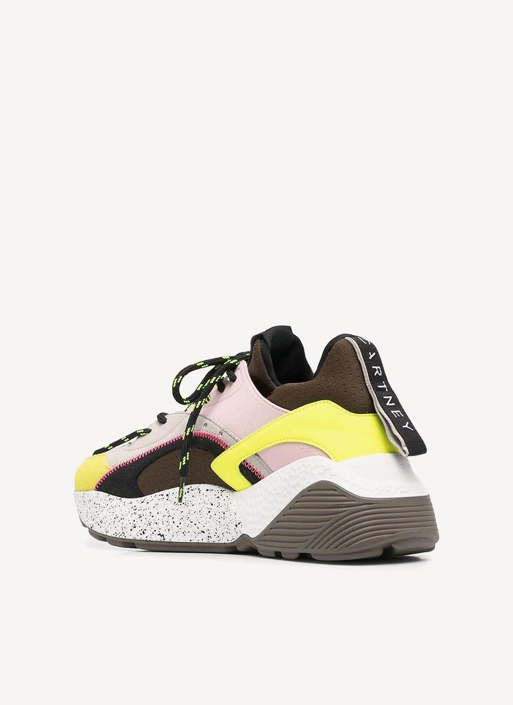 Stella Mc Cartney - Chaussures Eclypse Ss26 Multi Suede Mater - Multi Fluo Yellow - Femme