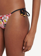 Ss21 S7B011150 Tie Side Bikini - Pink Multicolour - Femme