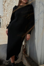 Robe En Maille Kelly Noir
