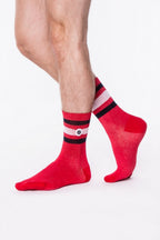 Chaussettes Strip Socks - Rick Red - Mixte