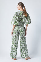 Pantalon Zoe Green Bloom