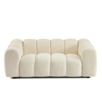Sunny - 3 Seater Sofa - Tweed Fabric - Ecru