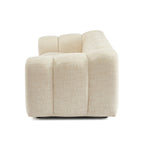 Sunny - 3 Seater Sofa - Tweed Fabric - Ecru