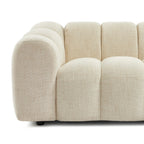Sunny - 3 Seater Sofa - Tweed Fabric - Ecru