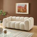 Sunny - 3 Seater Sofa - Tweed Fabric - Ecru