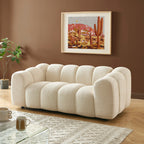 Sunny - 3 Seater Sofa - Tweed Fabric - Ecru