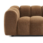 Sunny - 2 Seater Sofa - Tweed Fabric - Brown