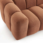 Sunny - Canapé 2 Places - Tissu Tweed - Terracotta