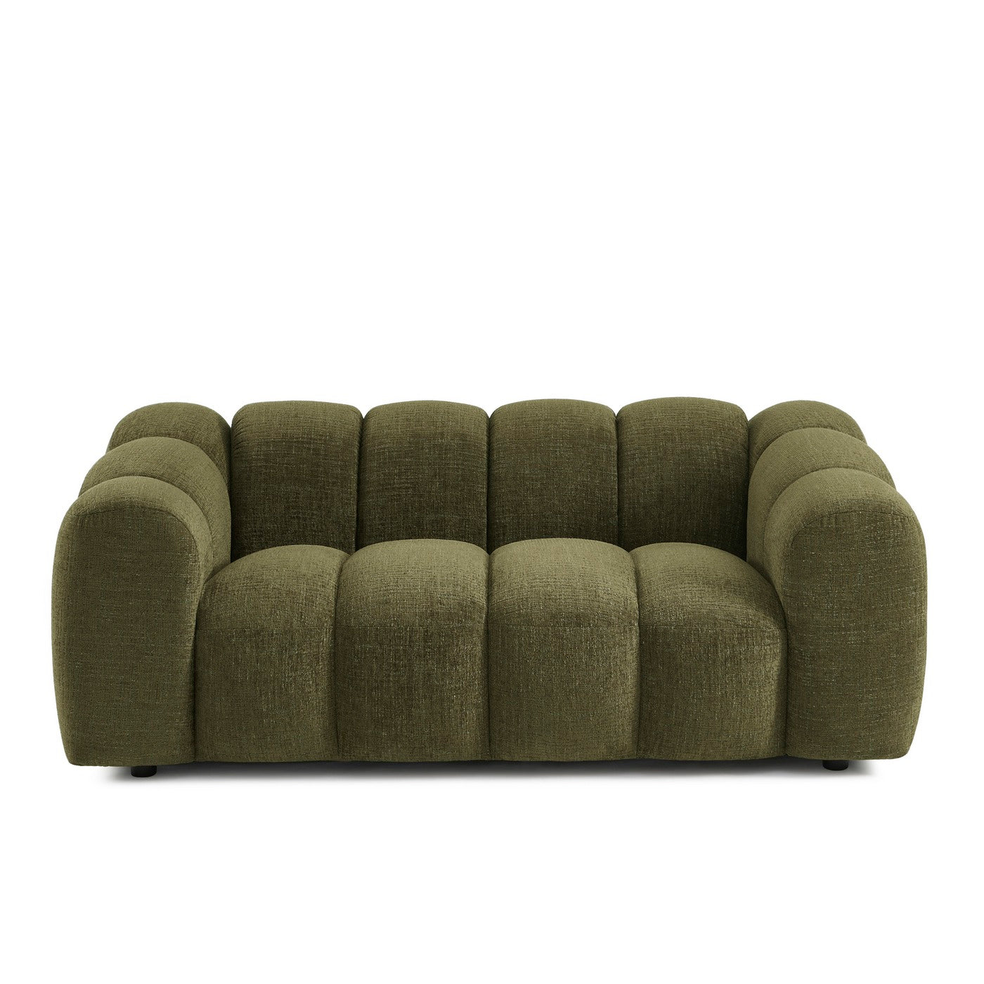 Sunny - 2 Seater Sofa - Tweed Fabric - Green