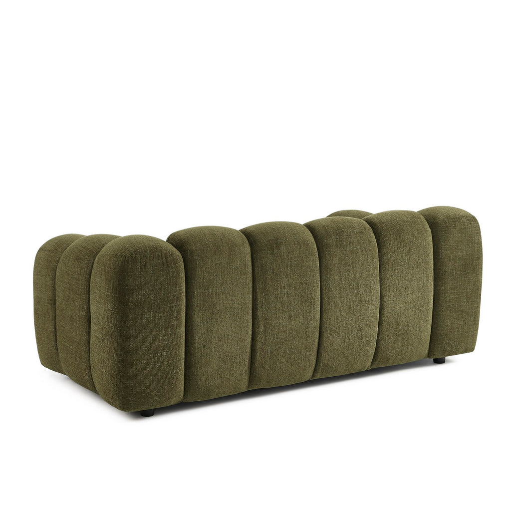 Sunny - 2 Seater Sofa - Tweed Fabric - Green