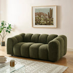 Sunny - 2 Seater Sofa - Tweed Fabric - Green