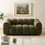 Sunny - 2 Seater Sofa - Tweed Fabric - Green