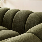 Sunny - 2 Seater Sofa - Tweed Fabric - Green