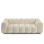 Sunny - 2-Seater Sofa - Tweed Fabric - Ecru