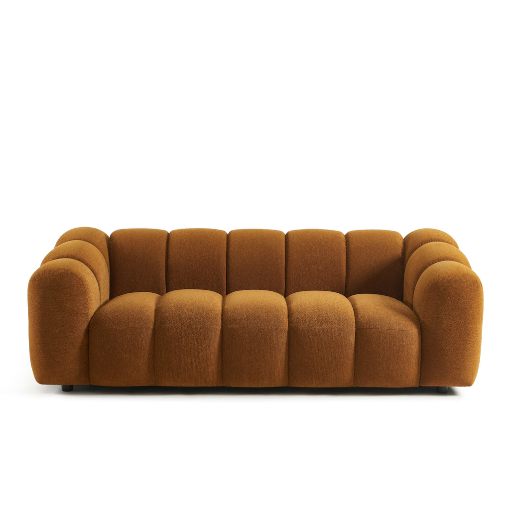 Sunny - Canapé 3 Places - Tissu Tweed - Bronze