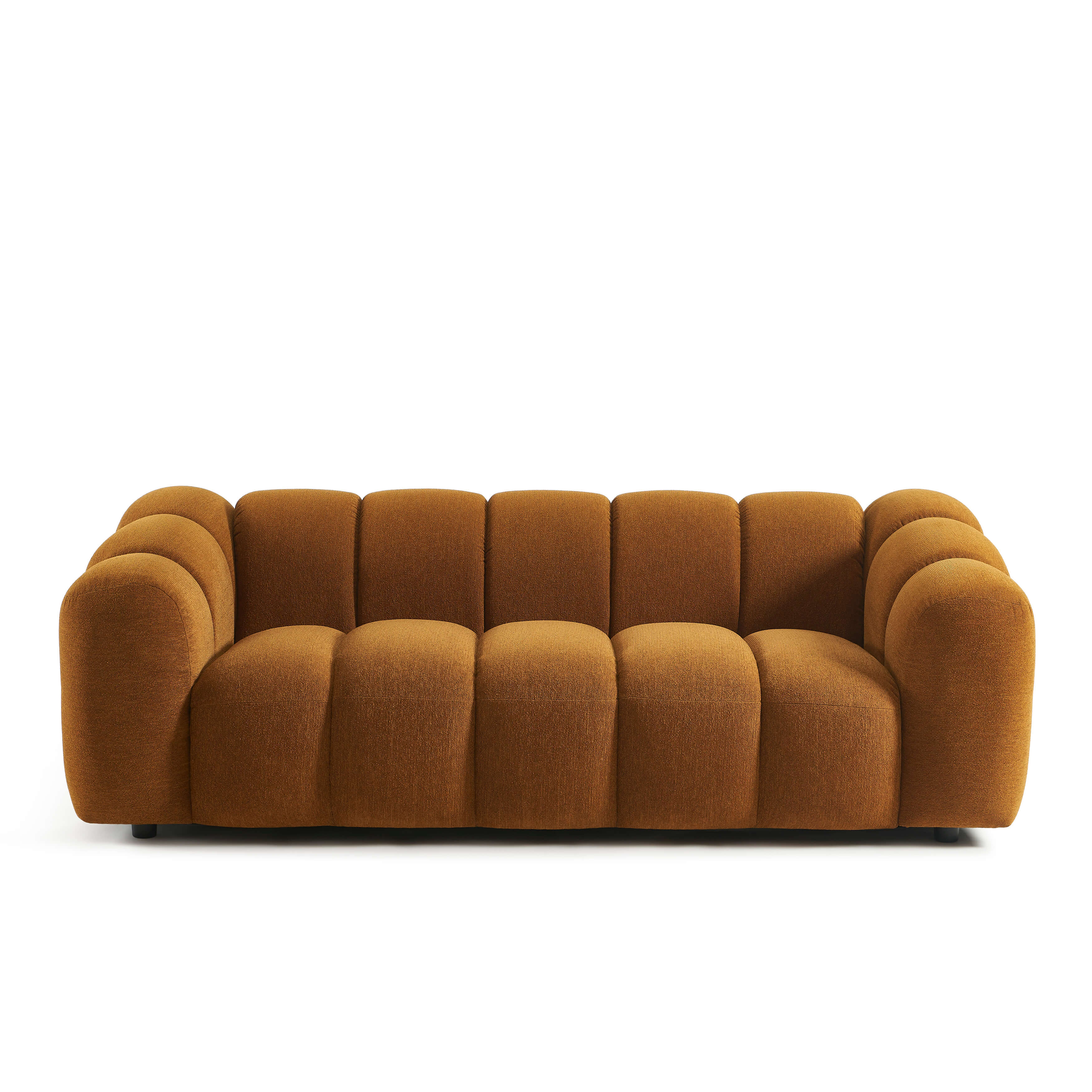 Sunny - Canapé 3 Places - Tissu Tweed - Bronze