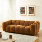 Sunny - Canapé 3 Places - Tissu Tweed - Bronze