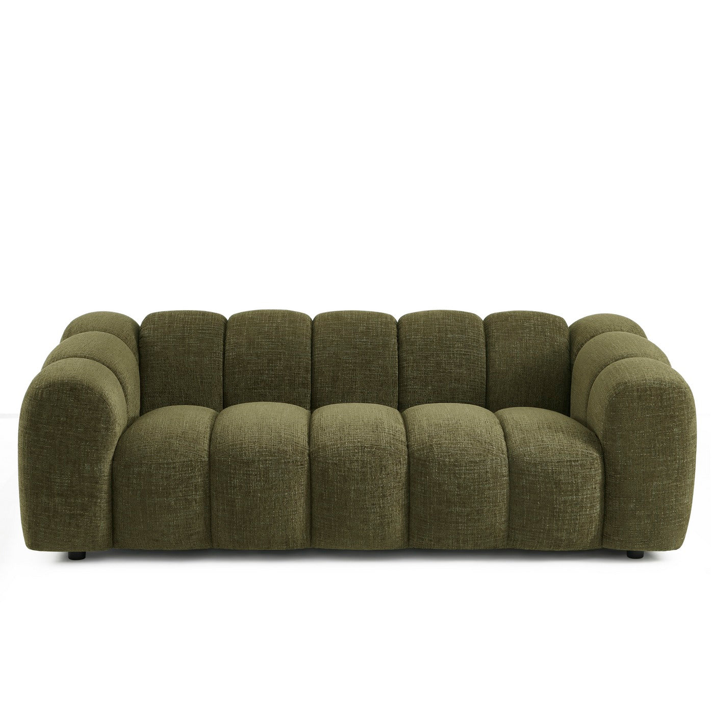 Sunny - 3 Seater Sofa - Tweed Fabric - Green