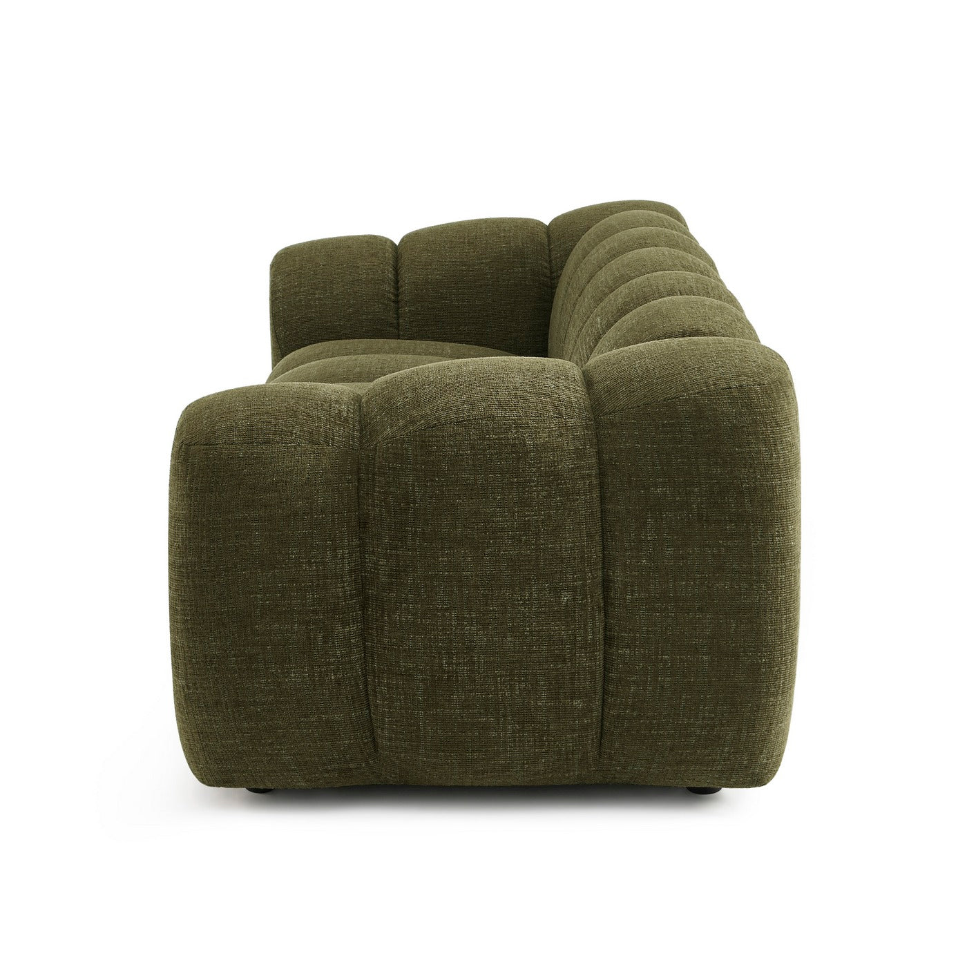 Sunny - 3 Seater Sofa - Tweed Fabric - Green