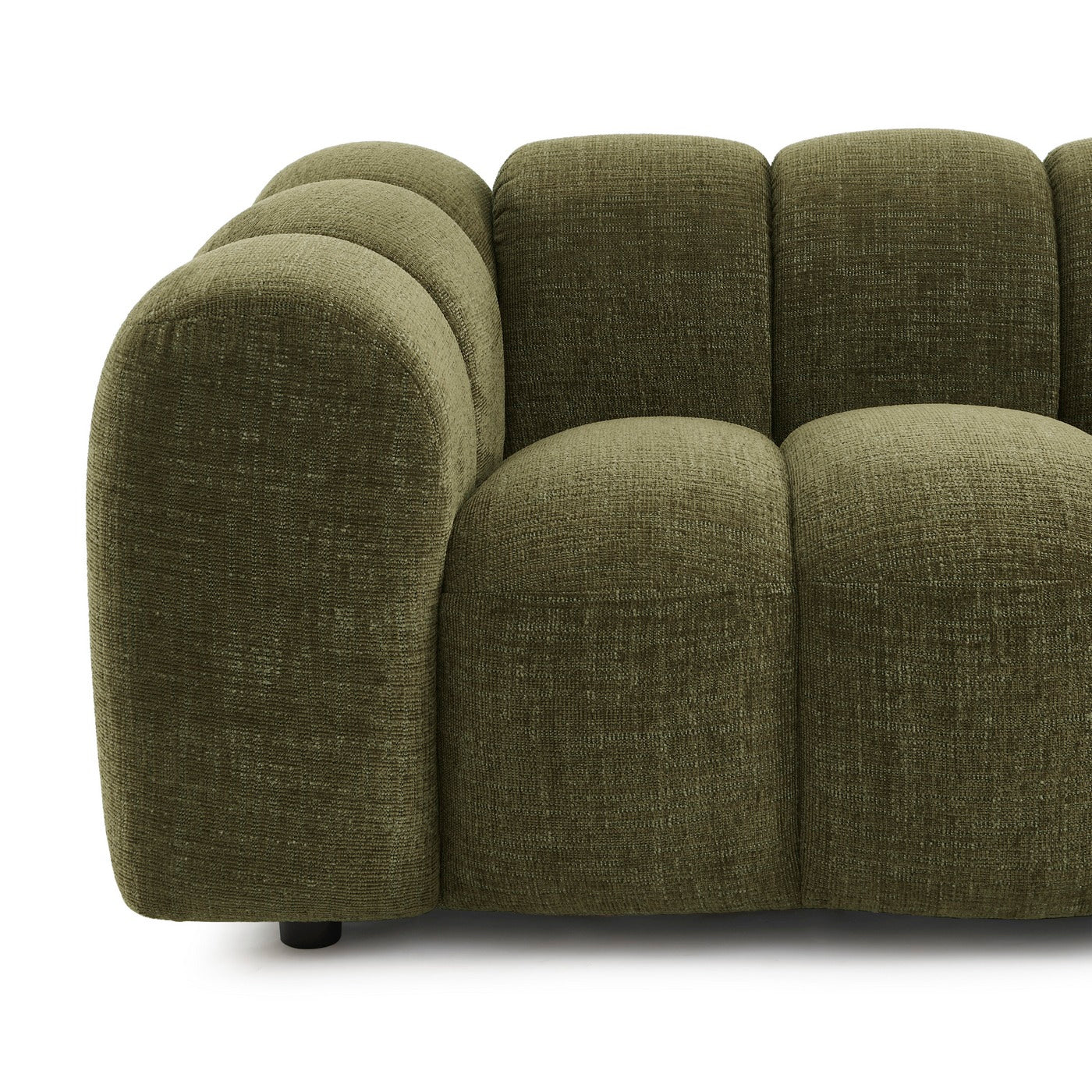 Sunny - 3 Seater Sofa - Tweed Fabric - Green