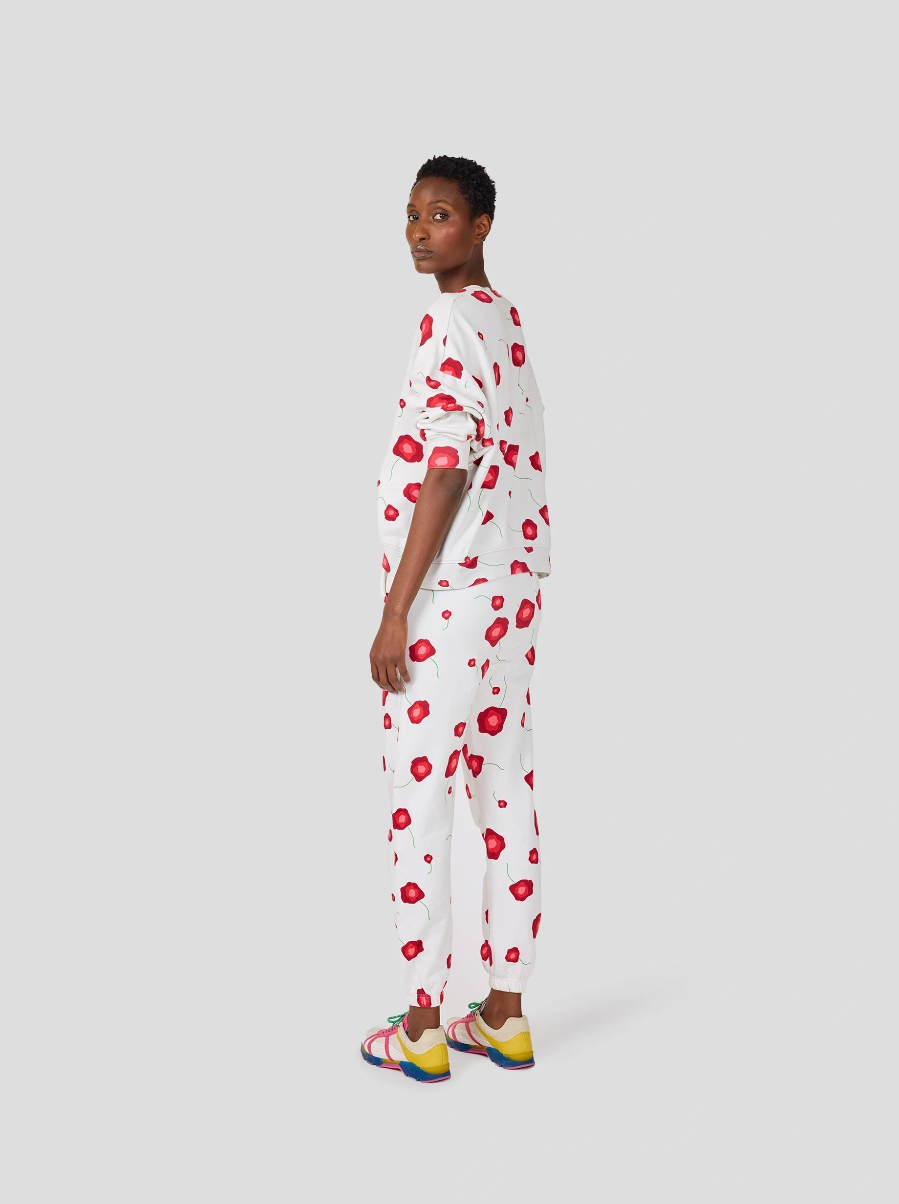 Pantalon Kiara En Polaire Imprimée Poppy