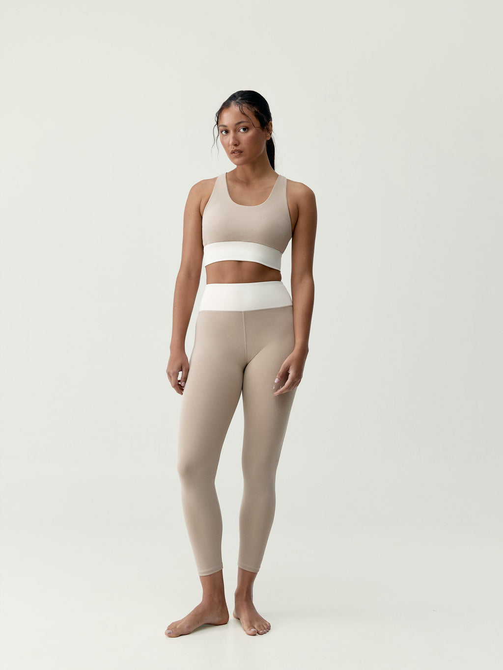 Top Sutra - Biscuit/Colombe - Femme