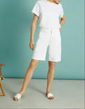 Bermuda Suzon Color - White - Femme