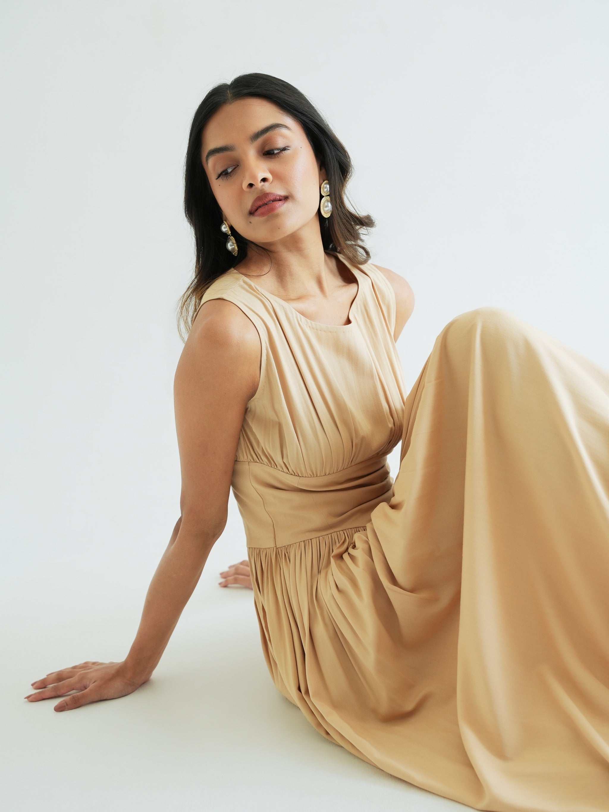 Vestido Nora - Beige