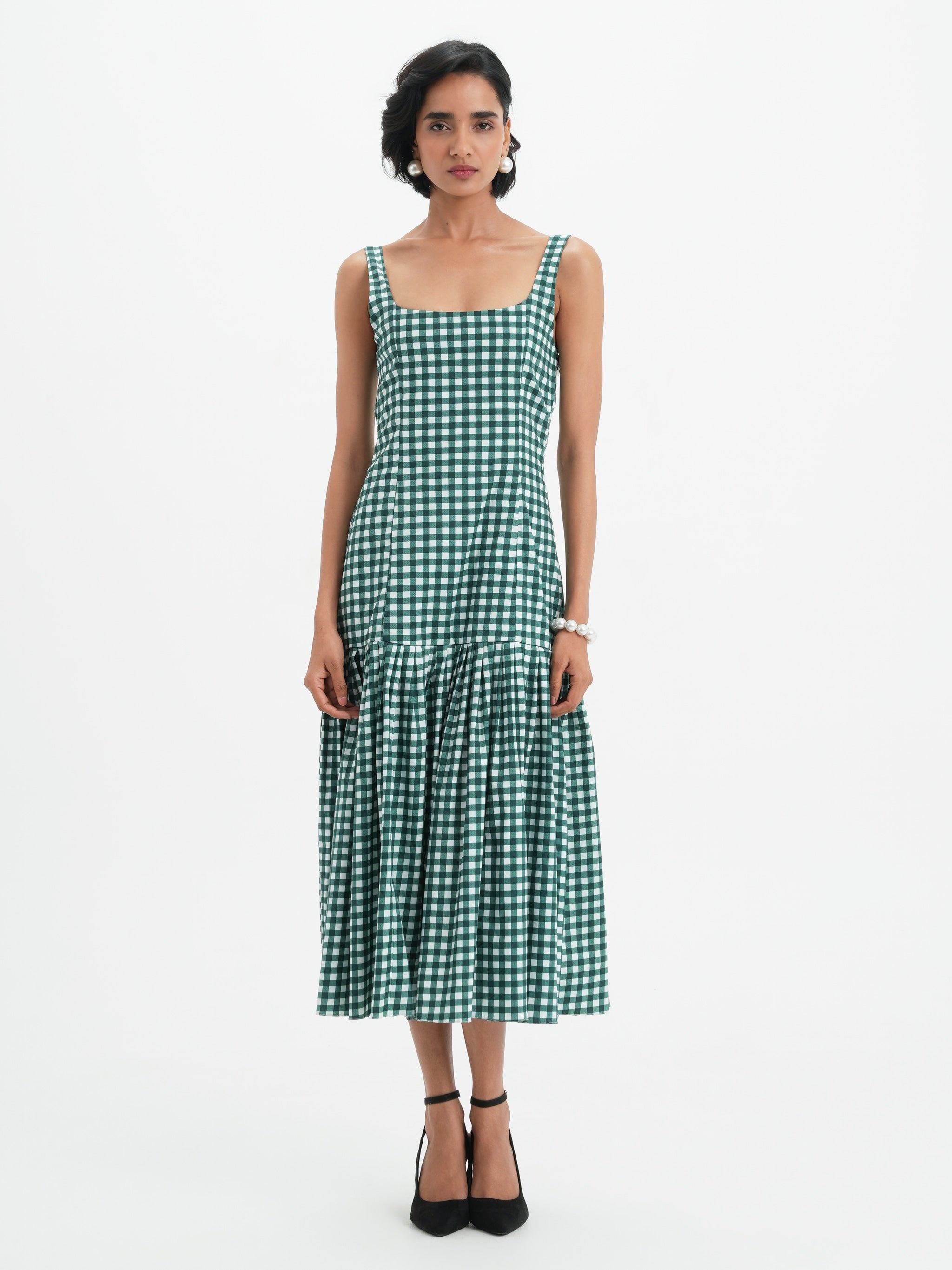 Vestido Mae - Pine Vichy