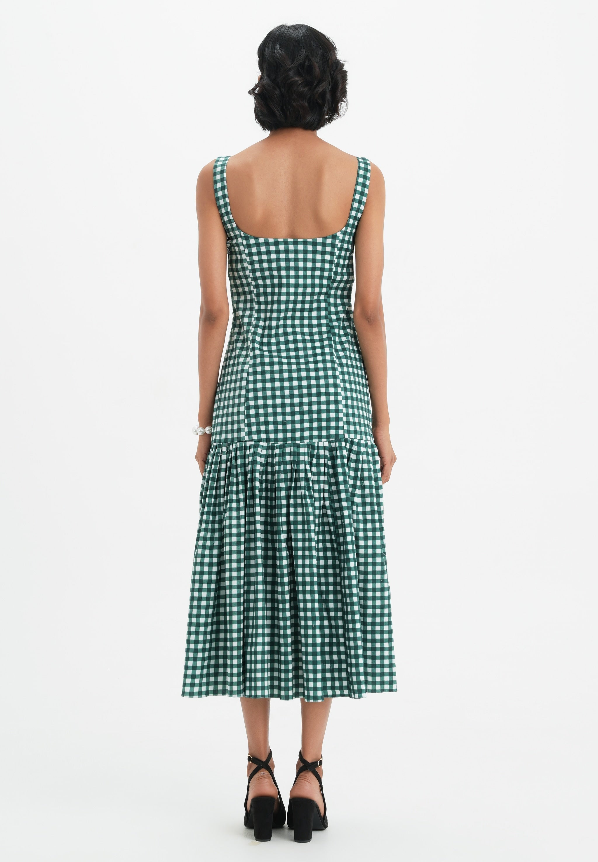 Vestido Mae - Pine Vichy